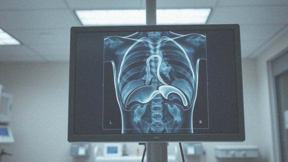 Jakie zmiany mogą wpływać na zarys kopuły przepony?