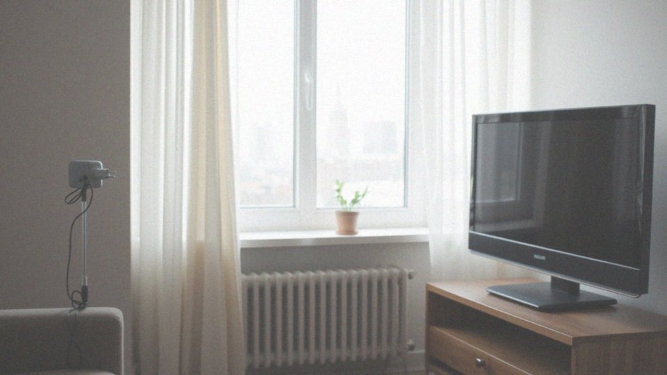 Jak zainstalować antenę pokojową z zasilaczem?