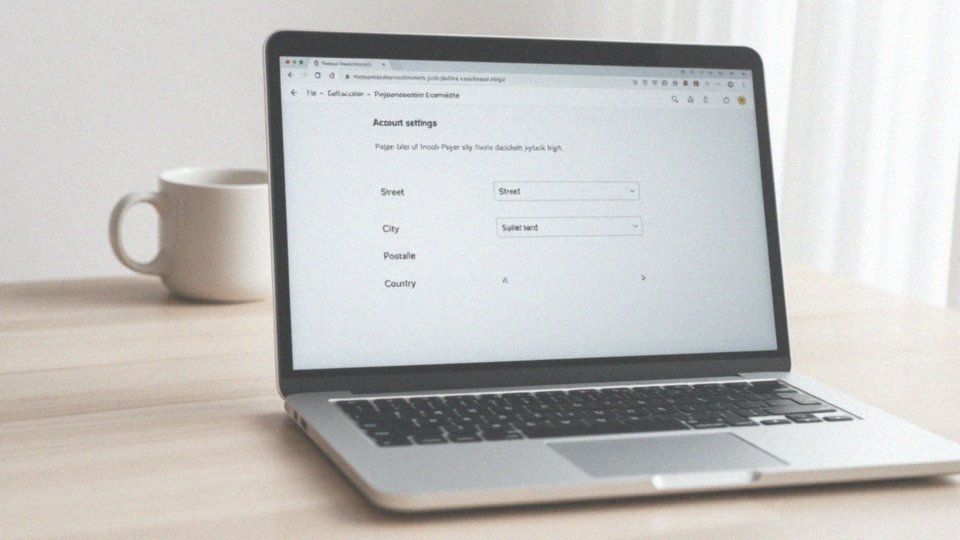 Jakie są zasady dotyczące aktualizacji adresu rozliczeniowego w sklepie online?