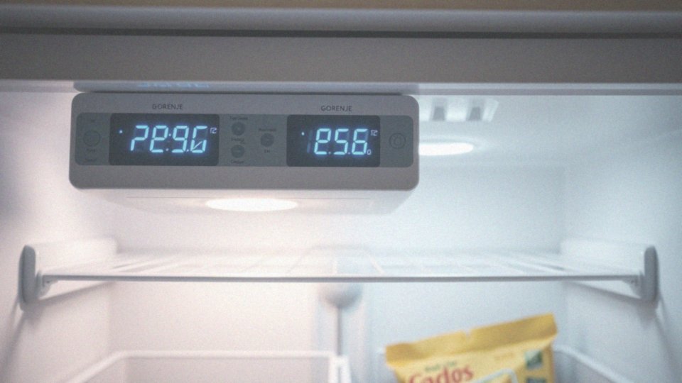 Jak regulować temperaturę w lodówce Gorenje?